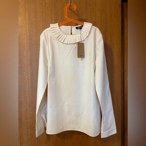 A.P.C. Juliette Ruffle blouse, size 34/XS